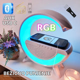 LED bežični punjač i bluetooth zvučnik GOL-080 - Mediteran Shop