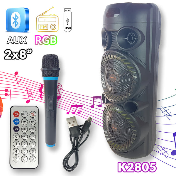 Karaoke Bluetooth reproduktor K2805