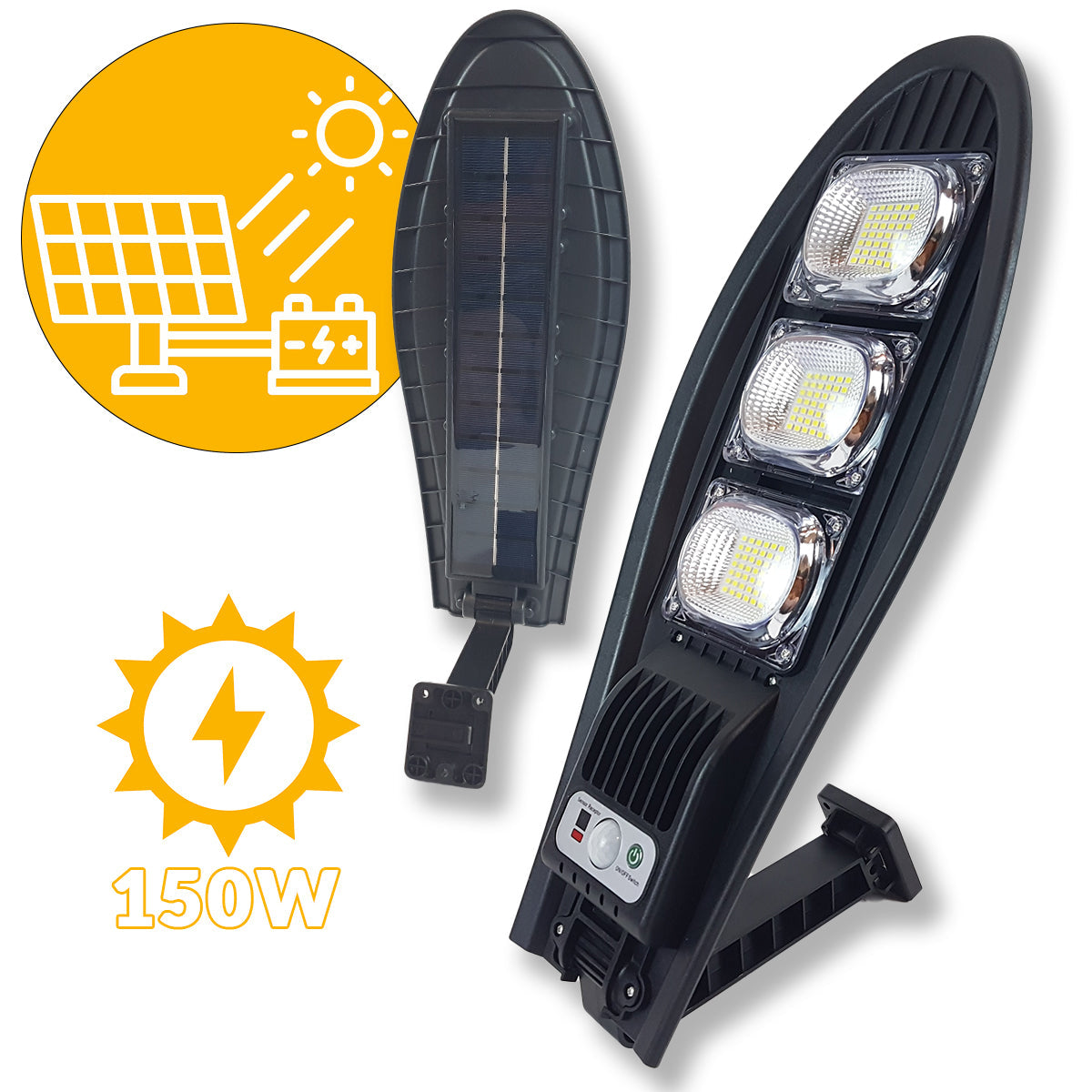 LED solární reflektor 150W W778A